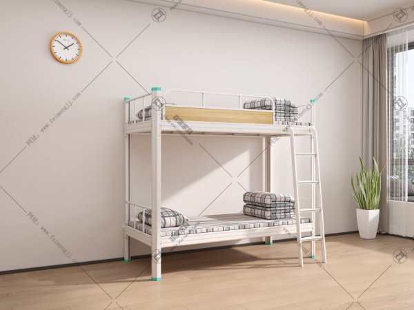 只需要3分钟即可安装的双层上下铺铁床