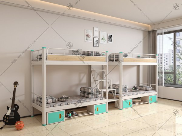 菲蒙家具员工宿舍双层铁床10年质保