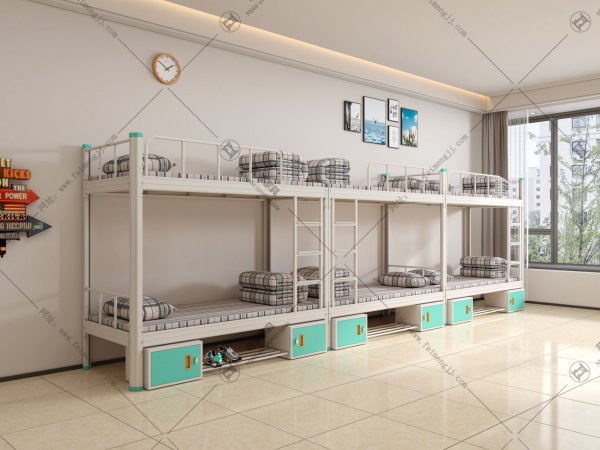 购买员工宿舍上下铁床选菲蒙家具厂家