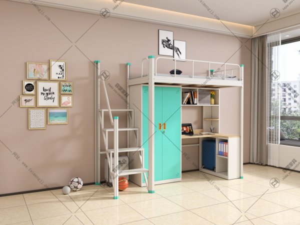 菲蒙钢制宿舍公寓组合床的简单设计满足你