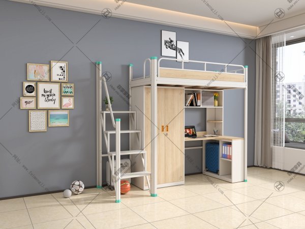 上床下桌公寓床厂家直销